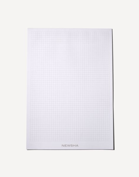 NEWSHA Schreibblock mit Logo A4 (25 Blatt)